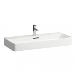 Praustuvas Laufen VAL 950x420x115 mm, su 1 anga maišytuvui viduryje, spalva - balta LCC (LAUFEN Clean Coat) 